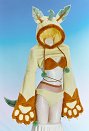 PM Derivado Bikini Amarillo Marrón Lencería Cosplay Sexy