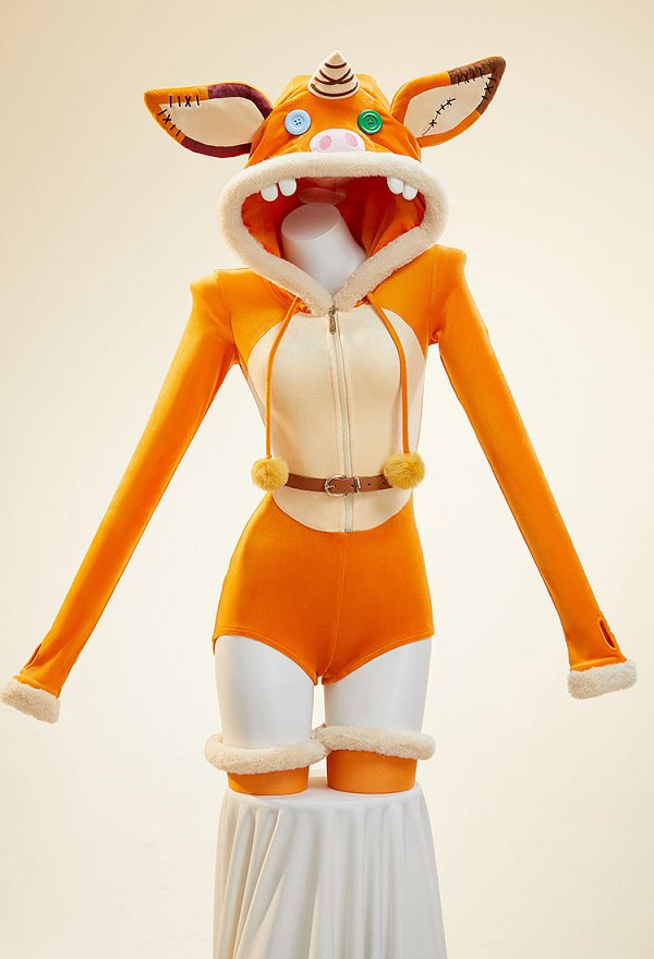 Bokoblin Derivative Sexy Cosplay Dessous Plüsch Strampler Flauschiger Schweinchen Kapuzenbody Gürtel Socken Lingerie Bokoblin Derivative Sexy Cosplay Dessous Plüsch Strampler Flauschiger Schweinchen Kapuzenbody Gürtel Socken Lingerie