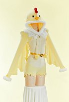 Halloween Huhn Sexy Dessous Plüsch Chicken Sexy Lingerie Homewear Pelziger Onesie mit Augen Socken Halloween Huhn Sexy Dessous Plüsch Chicken Sexy Lingerie Homewear Pelziger Onesie mit Augen Socken