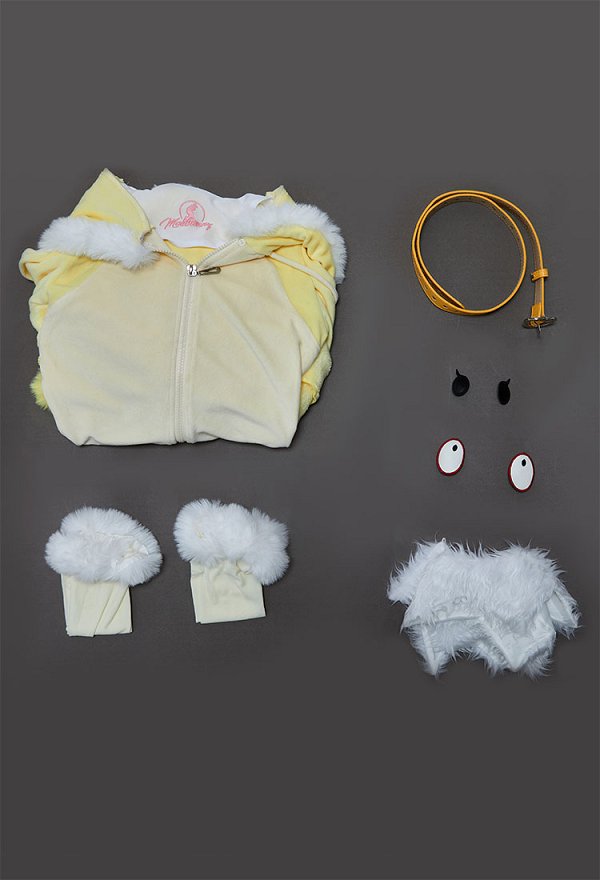 Halloween Pollo Sexy Lencería Peluche Homewear Peluche con Ojos y Calcetines Halloween Pollo Sexy Lencería Peluche Homewear Peluche con Ojos y Calcetines
