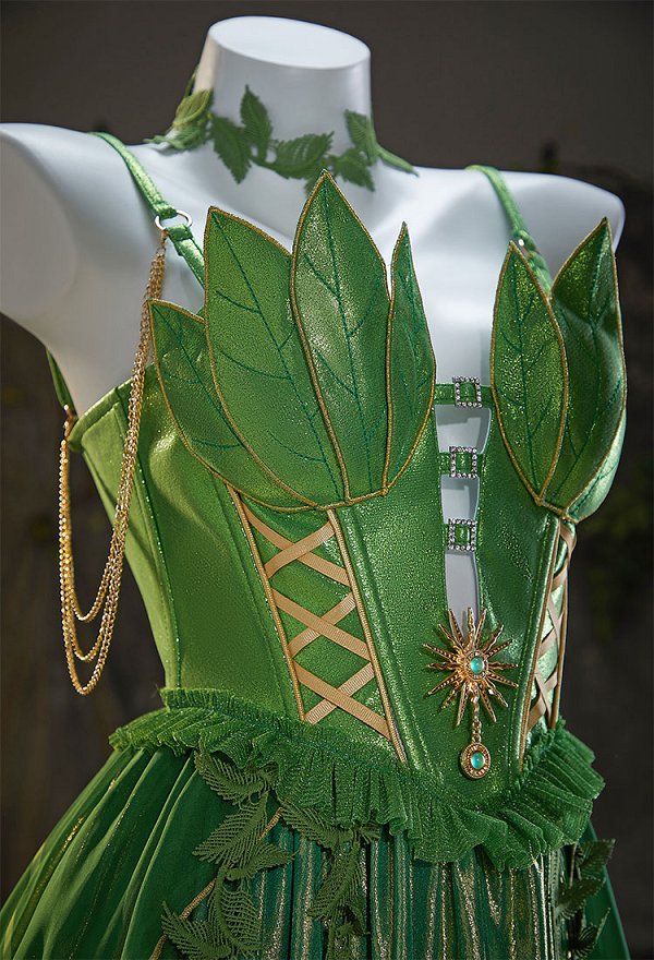 Superhero Derivative Sexy Lingerie Kostüm Elfen Fee  Kleid mit abnehmbaren Chiffon Ärmeln