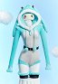 Vocal Derivative Sexy Lingerie Plush Homewear Fuffy Romper with Eye Mask and Socks