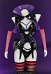 Morrigan Derivative Sexy Cosplay Halloween Kostüm Lingerie Vampir Clown Dessous Tunika Top Höschen  Kragen Kopfbedeckung
