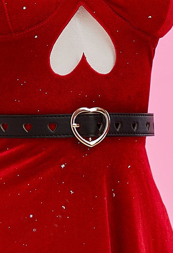 Christmas Noël Elfe Sexy Cosplay Ensemble en peluche Robe irrégulière rouge et blanche avec chapeau et jupon