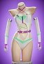 Toy Story Buzz Derivado Sexy Cosplay Erótico Body de cuello halter hueco con mangas y anillo en el cuello