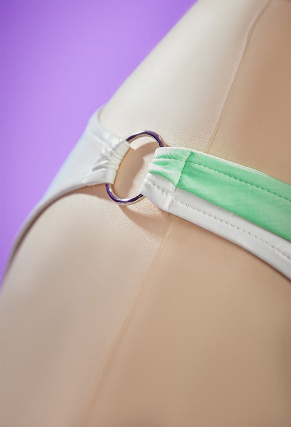 Toy Story Buzz Derivado Sexy Cosplay Erótico Body de cuello halter hueco con mangas y anillo en el cuello Toy Story Buzz Derivado Sexy Cosplay Erótico Body de cuello halter hueco con mangas y anillo en el cuello