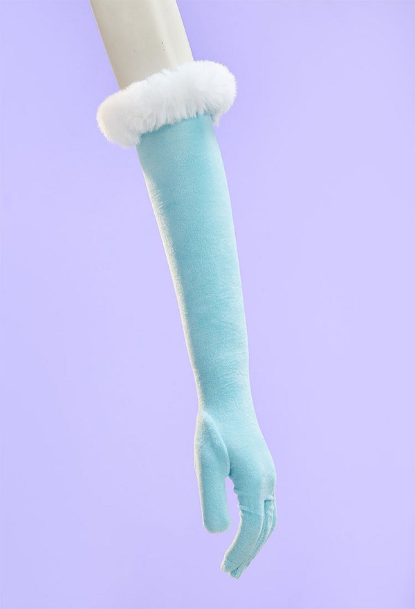 PM Derivado Sexy Navidad Peluche Vestido Invierno con Tocado y Cola