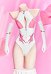 Mobile Lacus Derivative Sexy Cosplay Costume Tights Halter Neck Bodysuit with Gloves