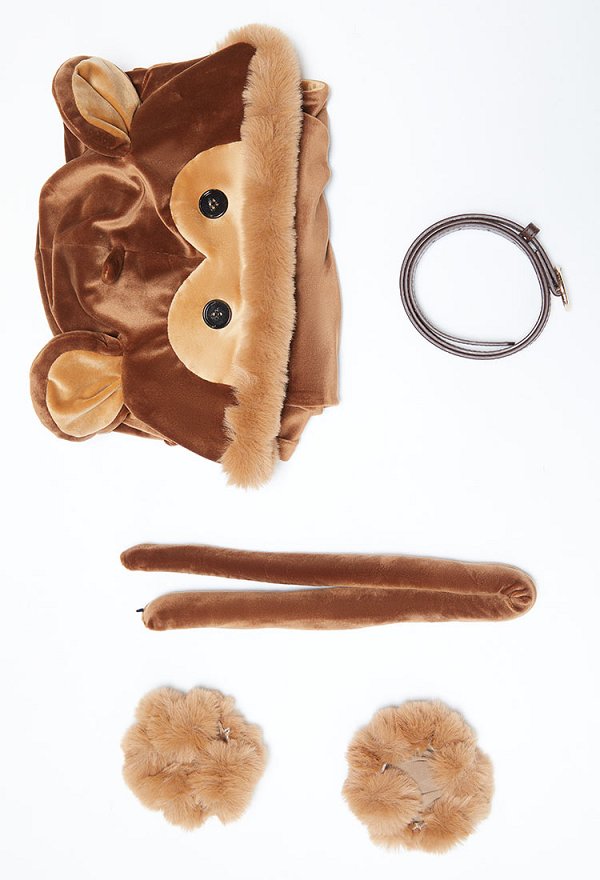 Sexy Lencería erótica Mono Homewear Peludo con Cola y Calcetines Sexy Lencería erótica Mono Homewear Peludo con Cola y Calcetines