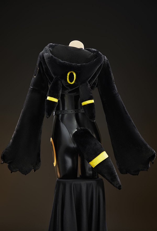 PM Derivado Sexy Traje Chaqueta de cuero ajustada y abrigo de felpa con capucha y cola