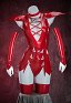 Marvel Rivals Scarlet Witch Derivado Sexy Body con escote en V profundo y falda corta con hombreras y guantes
