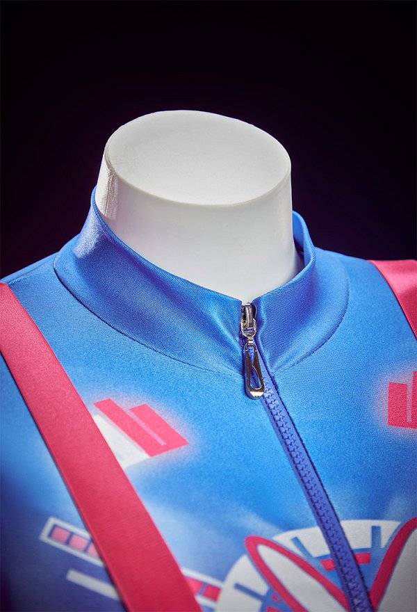 DVA Derivado Body sexy con estampado cyberpunk y tirantes