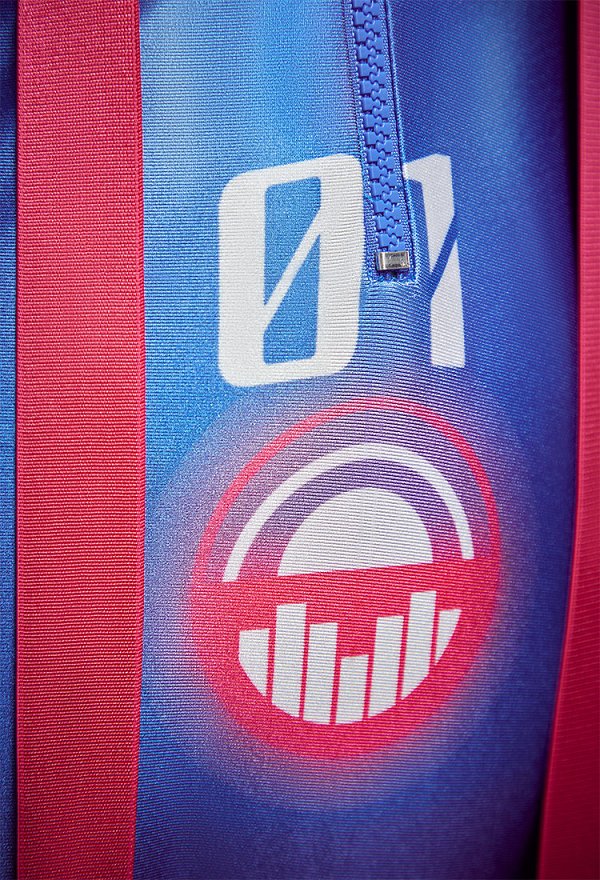 DVA Derivado Body sexy con estampado cyberpunk y tirantes