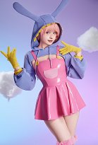 TADC Jax Derivative Sexy Cosplay Costume Suit Suspender Dress with Short Hooded Jacket and Gloves TADC Jax Derivative Sexy Cosplay Costume Suit Suspender Dress with Short Hooded Jacket and Gloves
