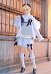 Muse Dash Len Symphony 2025 Skin Cosplay Kostüm Oberteil und Shorts mit Hut