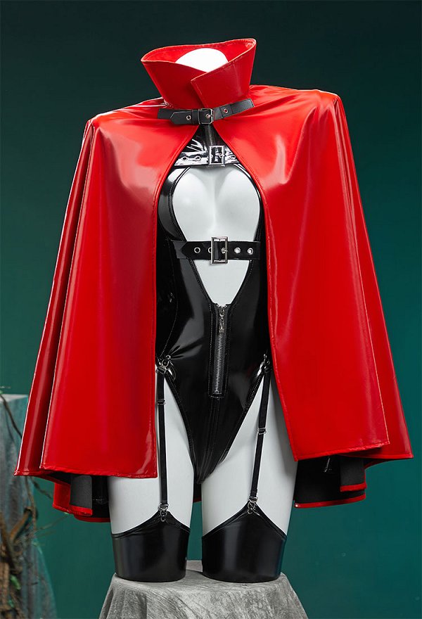 Hollow Knight: Silksong Hornet Dérivé Sexy Cosplay Costume Combinaison creuse avec cape et masque