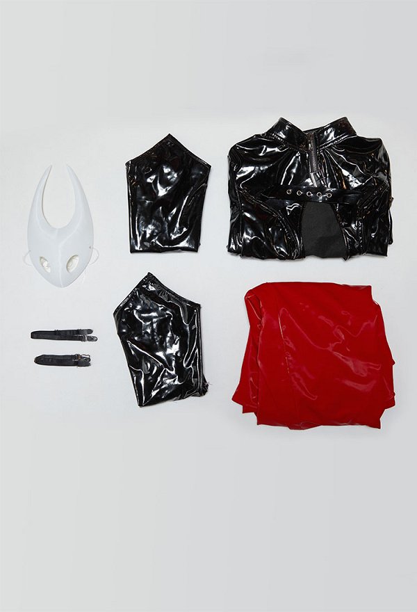 Hollow Knight: Silksong Hornet Dérivé Sexy Cosplay Costume Combinaison creuse avec cape et masque