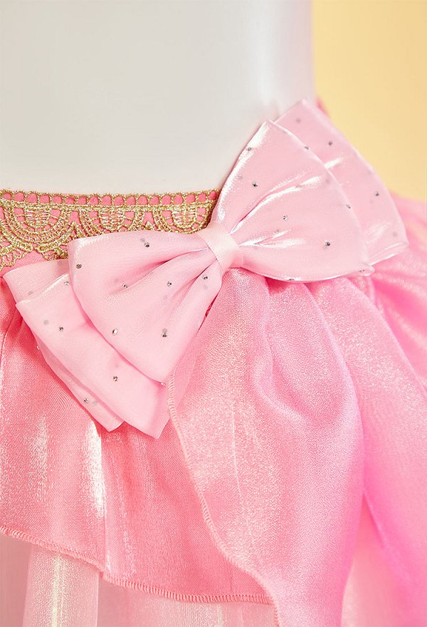 Festival de musique dérivé de Princess Peach Tenue sexy Top court à volants et jupe avec string et gants
