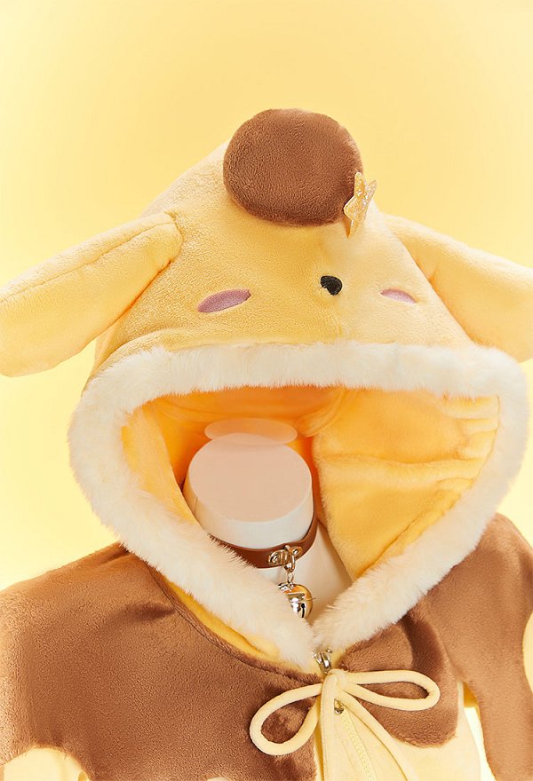 Peluche sexy derivado de muñeca anime mono de felpa para estar por casa traje peludo con chal y cola Peluche sexy derivado de muñeca anime mono de felpa para estar por casa traje peludo con chal y cola