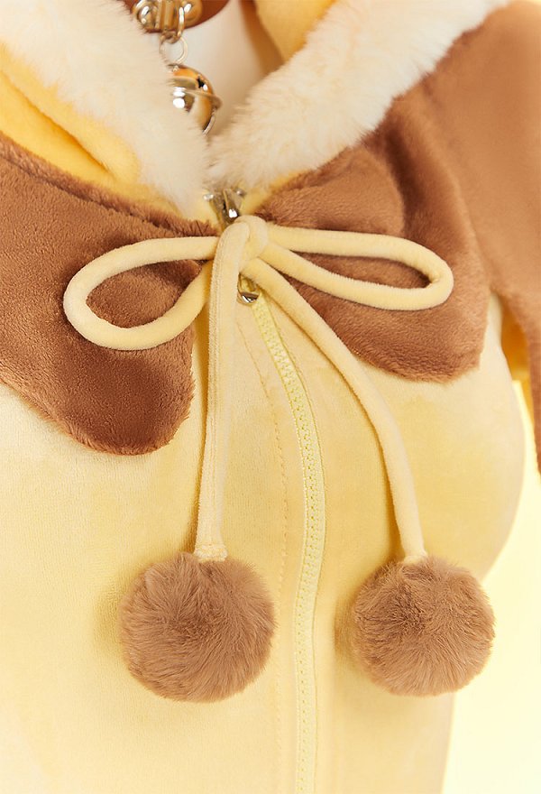 Peluche sexy derivado de muñeca anime mono de felpa para estar por casa traje peludo con chal y cola Peluche sexy derivado de muñeca anime mono de felpa para estar por casa traje peludo con chal y cola