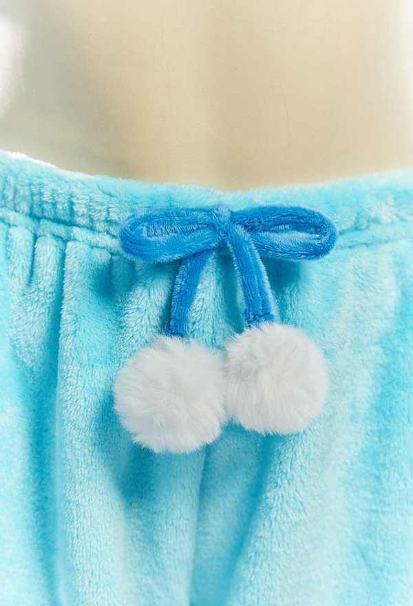 PM Derivative Sexy Cosplay Kostüm Plüsch Hausanzug Oberteil und Shorts mit Schwanz und Stirnband