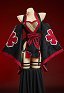Ninja Derivative Sexy Outfit Wide-Sleeved Kimono Dress with Obi Belt and Socks