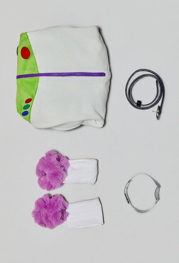Toy Story Derivative Sexy Cosplay Costume Romper Plush Hooded Bodysuit with Belt and Stockings