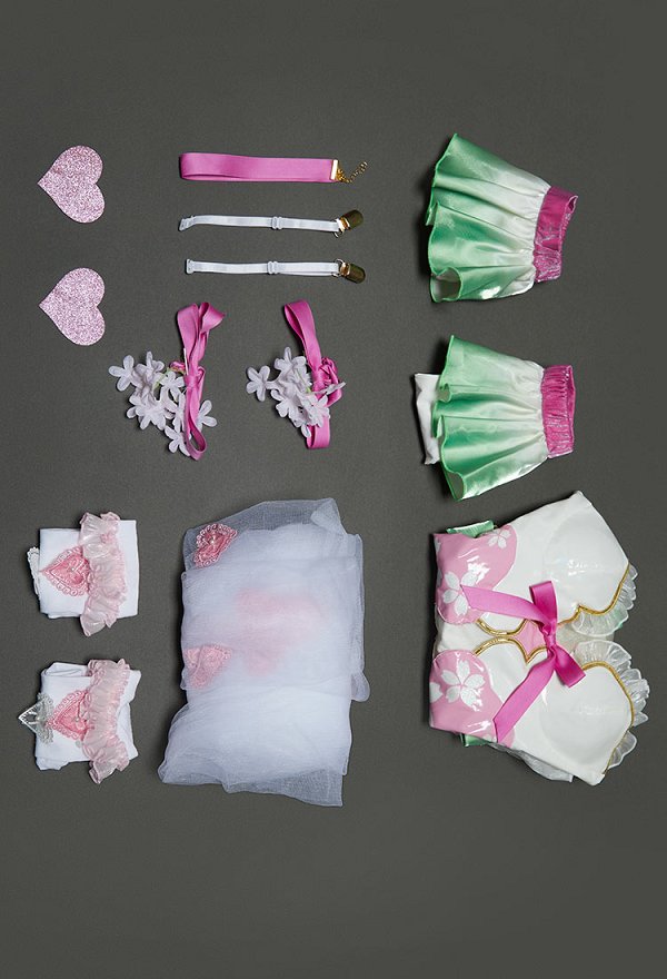 Mobbunny x Princess_Ailish Love Sexy Bridal Outfit Cutout Bodysuit with Veil and Gloves