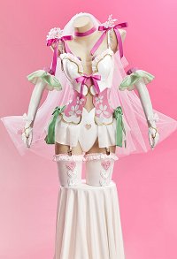 Mobbunny x Princess_Ailish Love Sexy Bridal Outfit Cutout Bodysuit with Veil and Gloves