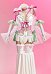 Mobbunny x Princess_Ailish tenue de mariée sexy body ajouré avec voile et gants