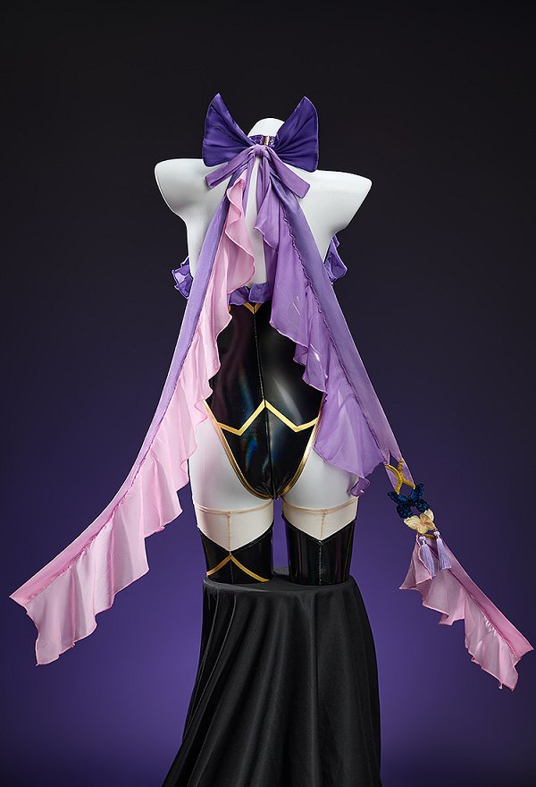 Mobbunny x Princess_Ailish KNY Shinobu Bridal Outfit Halter Bodysuit with Veil and Ribbons