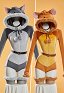 Tom and Jerry Derivative Plush Romper Hooded Bodysuit with Belt and Choker