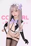 Sexy Maid Outfit Rüschenoberteil Cut-out Höschen Haarband und Handschuhe