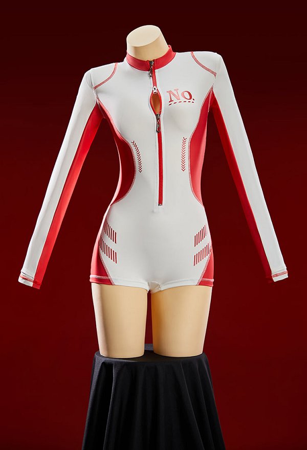 Conjunto de Cosplay de Yoga y Ropa Deportiva Sexy de Estilo Cyberpunk Derivado de Anime Body con Bloques de Color Blanco y Rojo con Chaqueta Corta con Capucha Conjunto de Cosplay de Yoga y Ropa Deportiva Sexy de Estilo Cyberpunk Derivado de Anime Body con Bloques de Color Blanco y Rojo con Chaqueta Corta con Capucha