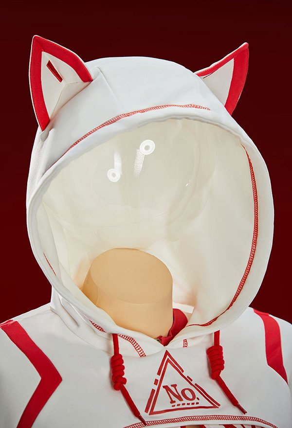 Conjunto de Cosplay de Yoga y Ropa Deportiva Sexy de Estilo Cyberpunk Derivado de Anime Body con Bloques de Color Blanco y Rojo con Chaqueta Corta con Capucha Conjunto de Cosplay de Yoga y Ropa Deportiva Sexy de Estilo Cyberpunk Derivado de Anime Body con Bloques de Color Blanco y Rojo con Chaqueta Corta con Capucha