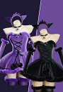 Sexy Christmas Plush Suit Winter Strapless Dress with Headband and Gloves