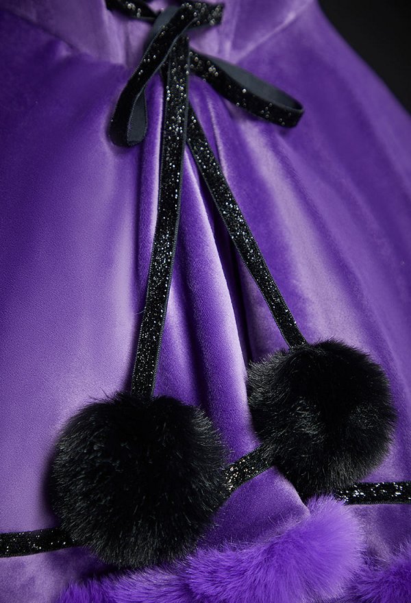 Sexy Weihnachts Plüschanzug Trägerloses Winterkleid mit Stirnband und Handschuhen