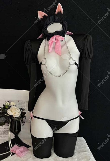 Sexy Bunny Girl Outfit Bolero Top and Panty with Headband and Choker