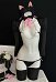 Sexy Bunny Girl Outfit Bolero Top and Panty with Headband and Choker