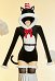 The Cat in the Hat Derivative Sexy Cosplay Costume Plush Homewear Romper Hooded Bodysuit with Hat and Tail