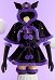 Anime Doll Derivative Sexy Winter Christmas Plush Outfit Set Strapless Dress with Cape and Gloves