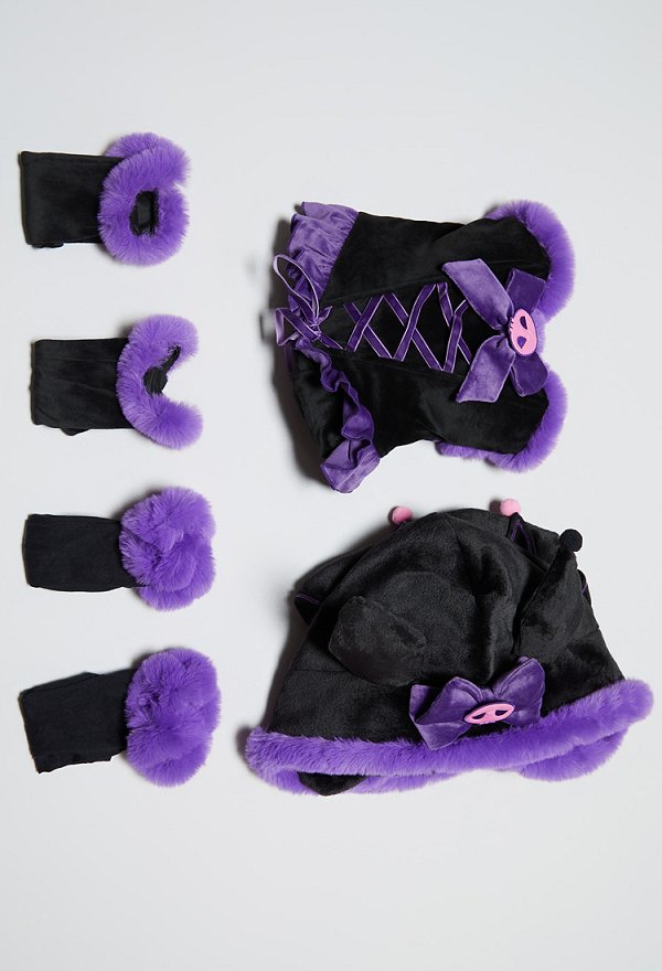 Anime Doll Derivative Sexy Winter Christmas Plush Outfit Set Strapless Dress with Cape and Gloves