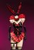 Honeybee & Ladybug Bunny Girl Sexy Costume Set Off-Shoulder Bodysuit with Wings and Headband
