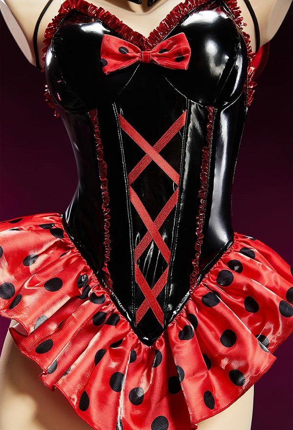 Conjunto de Disfraz Sexy de Conejita de Abeja y Mariquita Body con Hombros Descubiertos con Alas y Diadema Conjunto de Disfraz Sexy de Conejita de Abeja y Mariquita Body con Hombros Descubiertos con Alas y Diadema