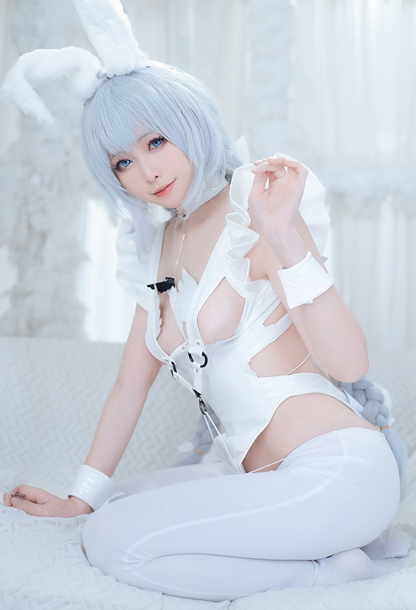 Bunny Girl Bodysuit Sexy Dessous mit Hase Ohren Haarschmuck