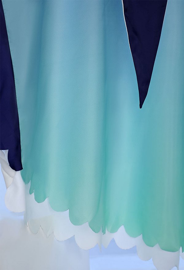 Saint Cecilia and Pastor Lawrence Costume de Cosplay Cecilia Robe et Veste avec Voile et Chaussettes Cuissardes