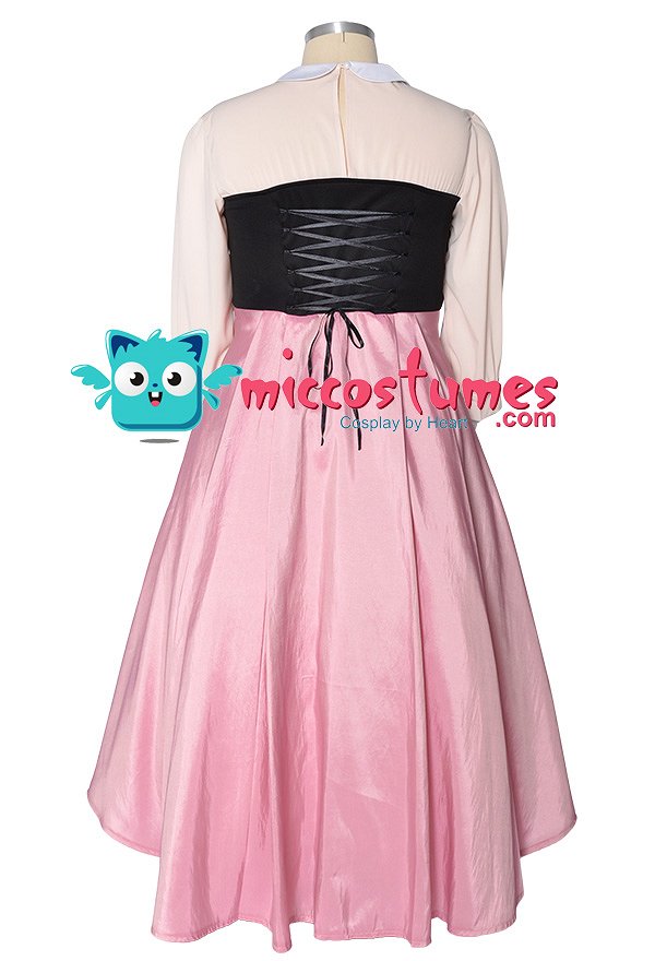 Plus Size Sleeping Beauty Princess Maiden Dress Cosplay Costume with Corset and Cape Inspired by Princess Aurora