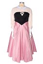 Plus Size Sleeping Beauty Princess Maiden Dress Cosplay Costume with Corset and Cape Inspired by Princess Aurora