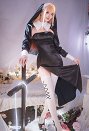 My Dress Up Dear Marin Cosplay Costume Nun Dress with Top and Veil