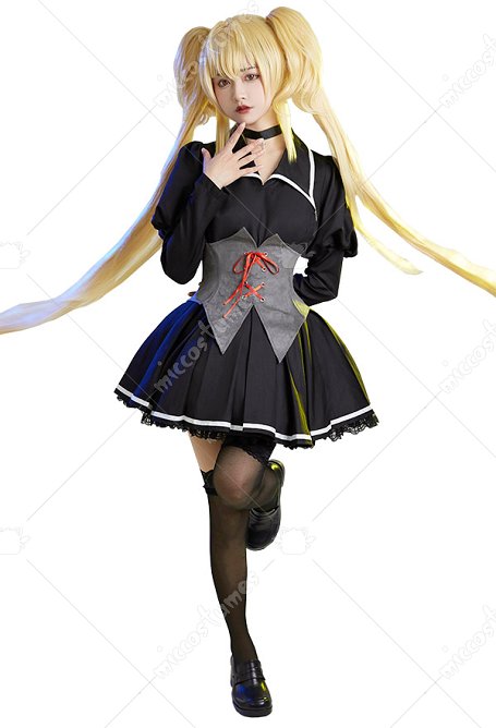 Shugo Chara Hoshina Utau Cosplay Gothic Kleid Socken Cosplay Kostüm